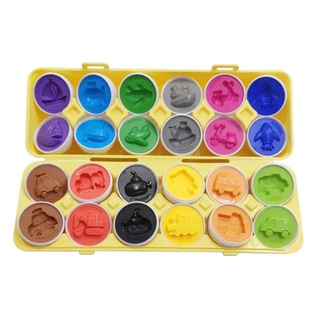 12PCS Montessori Learning Education Math Toys Kids Match Smart Eggs Screws 3D Puzzle Game For Children Educational Toys