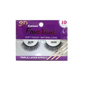 BE U | 3D Faux Mink Eyelashes 3D03