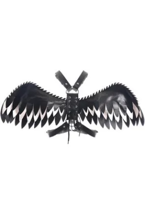 Black & White Layered Wing Body Harness