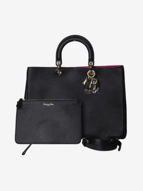 Black Diorissimo tote bag