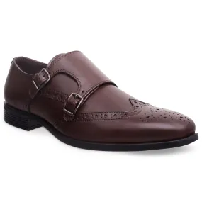 Brown Double Monk Brogues