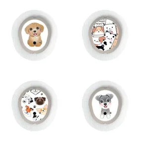 Dexcom G7 transmitter sticker combo pack: Cute dogs