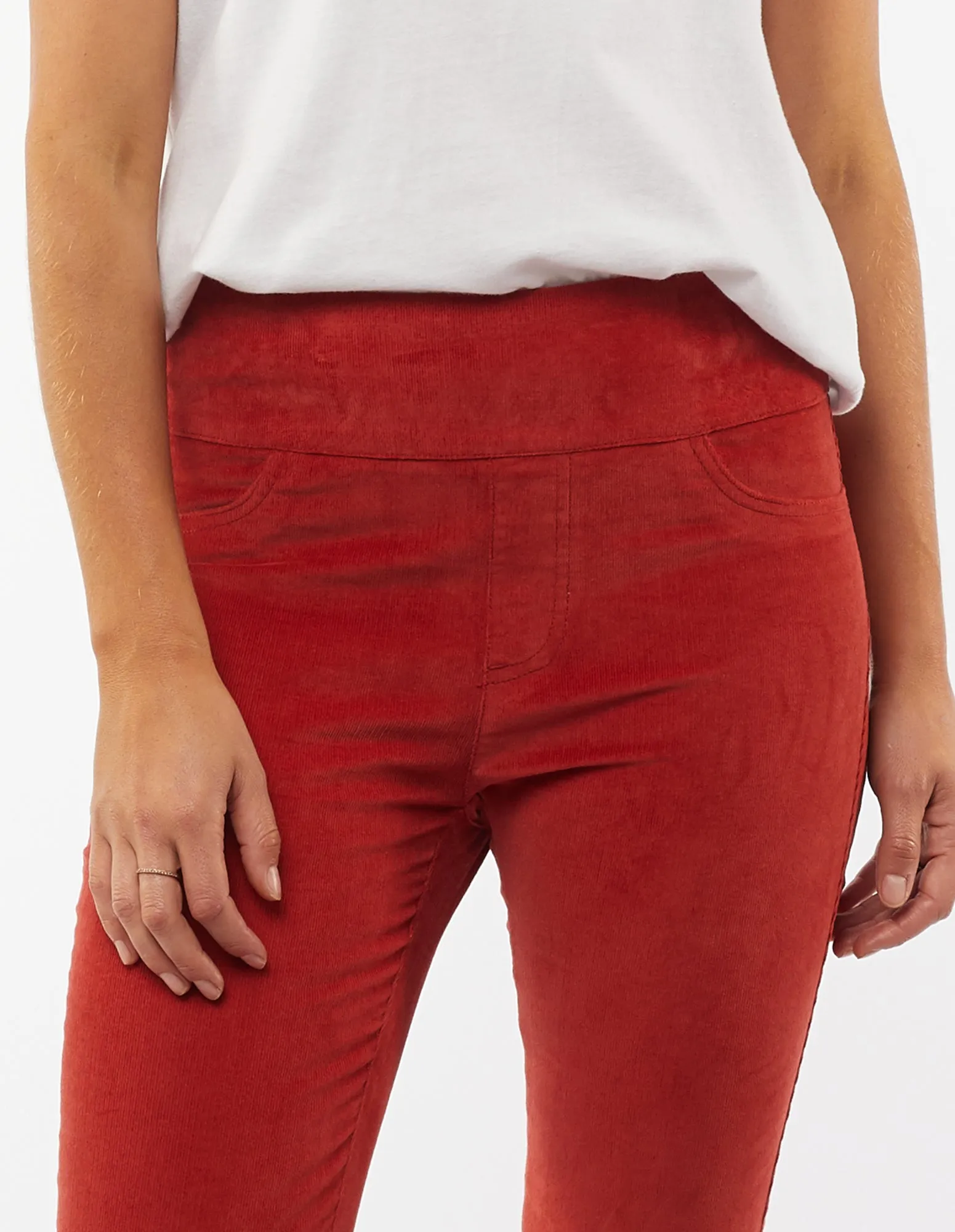 Elm  - Leila Cord Pant - Rust