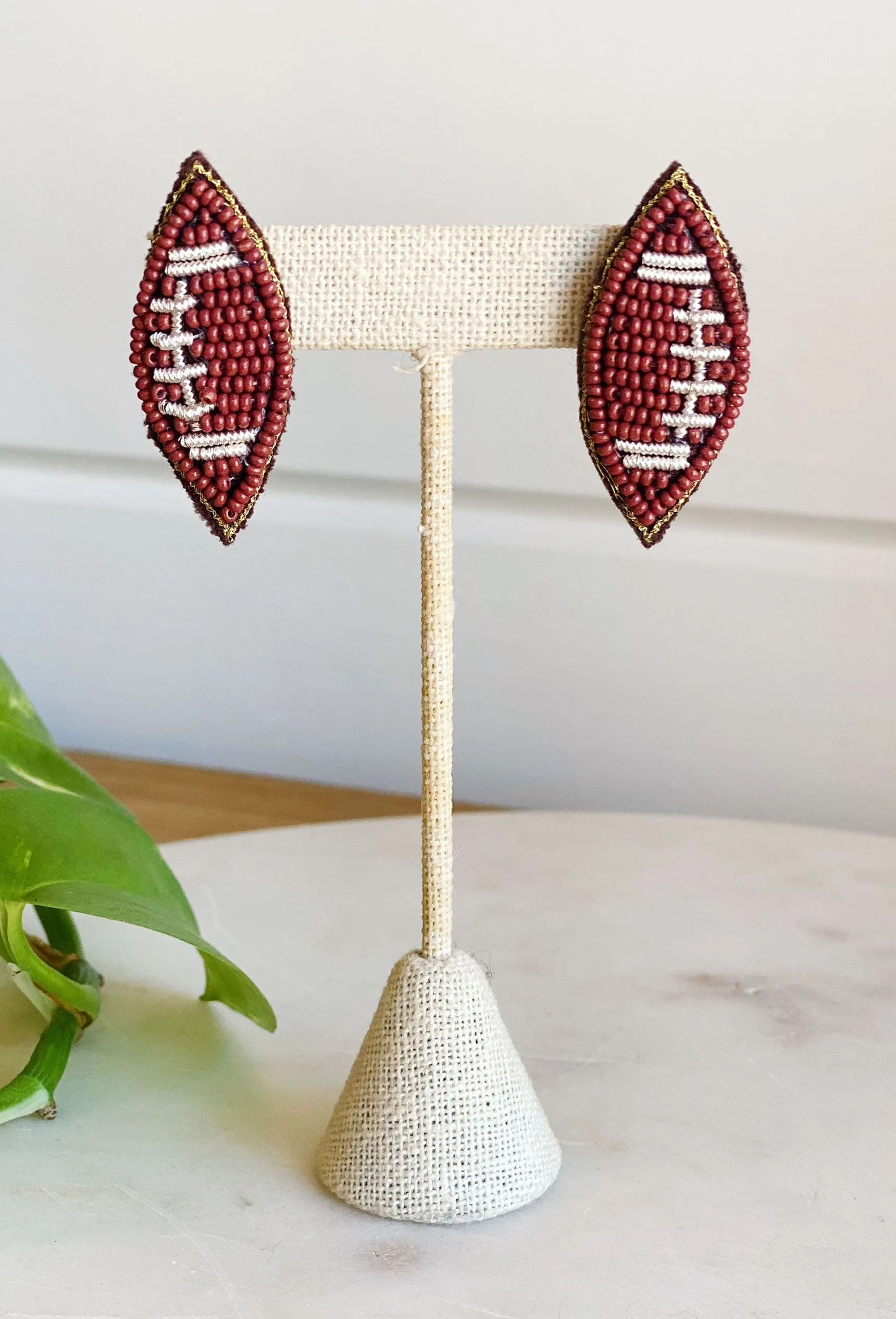 Friday Night Lights Beaded Earring