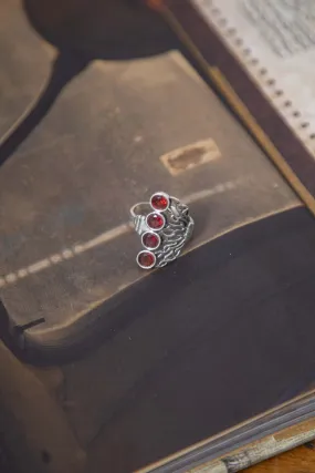 Garnet Vine Ring