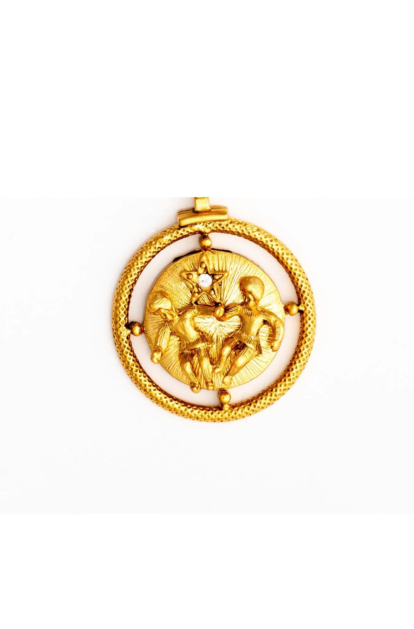 Golden Zodiac Charm