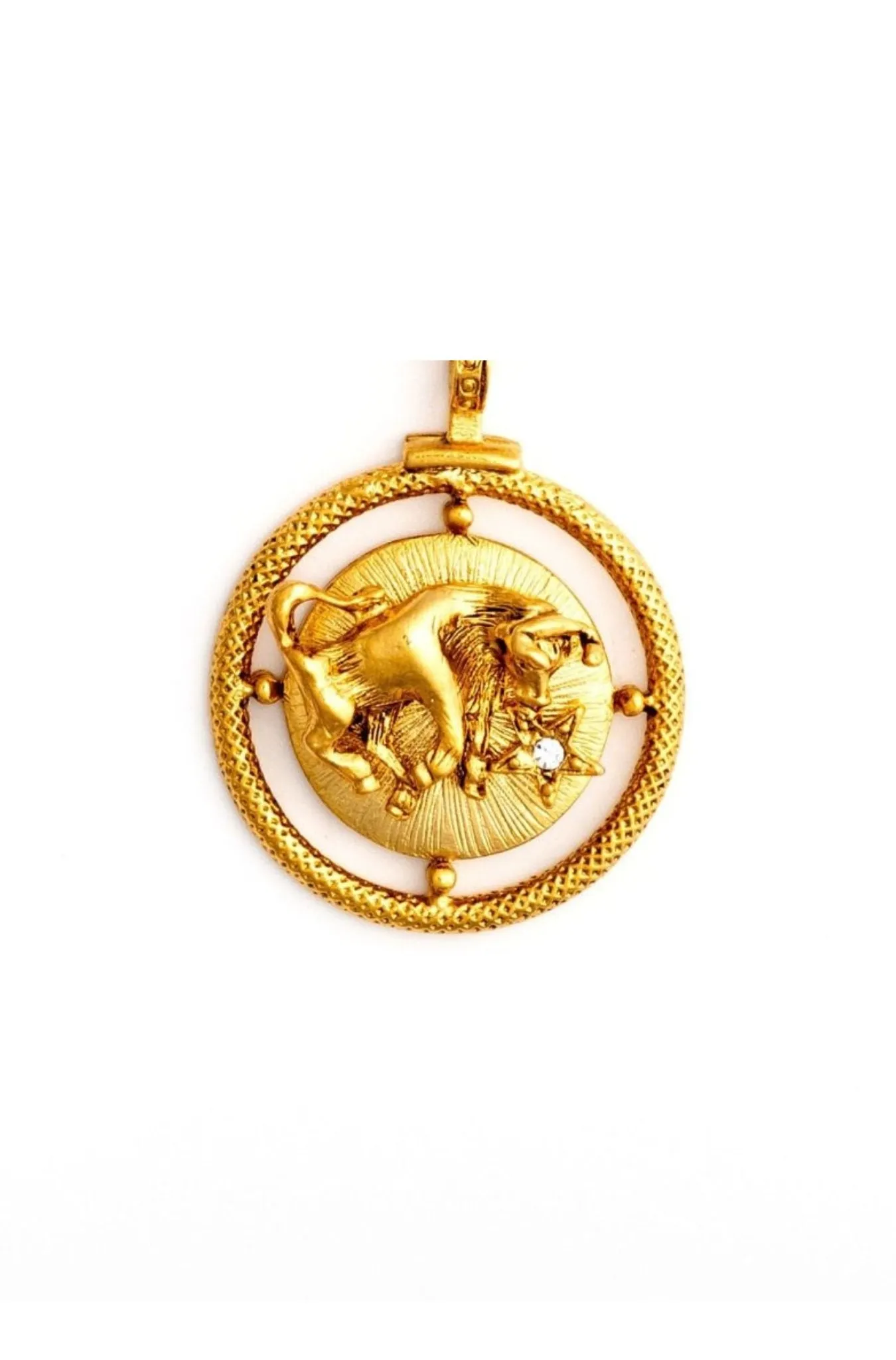 Golden Zodiac Charm