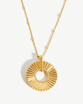 Large Frill Necklace | 18ct Gold Plated