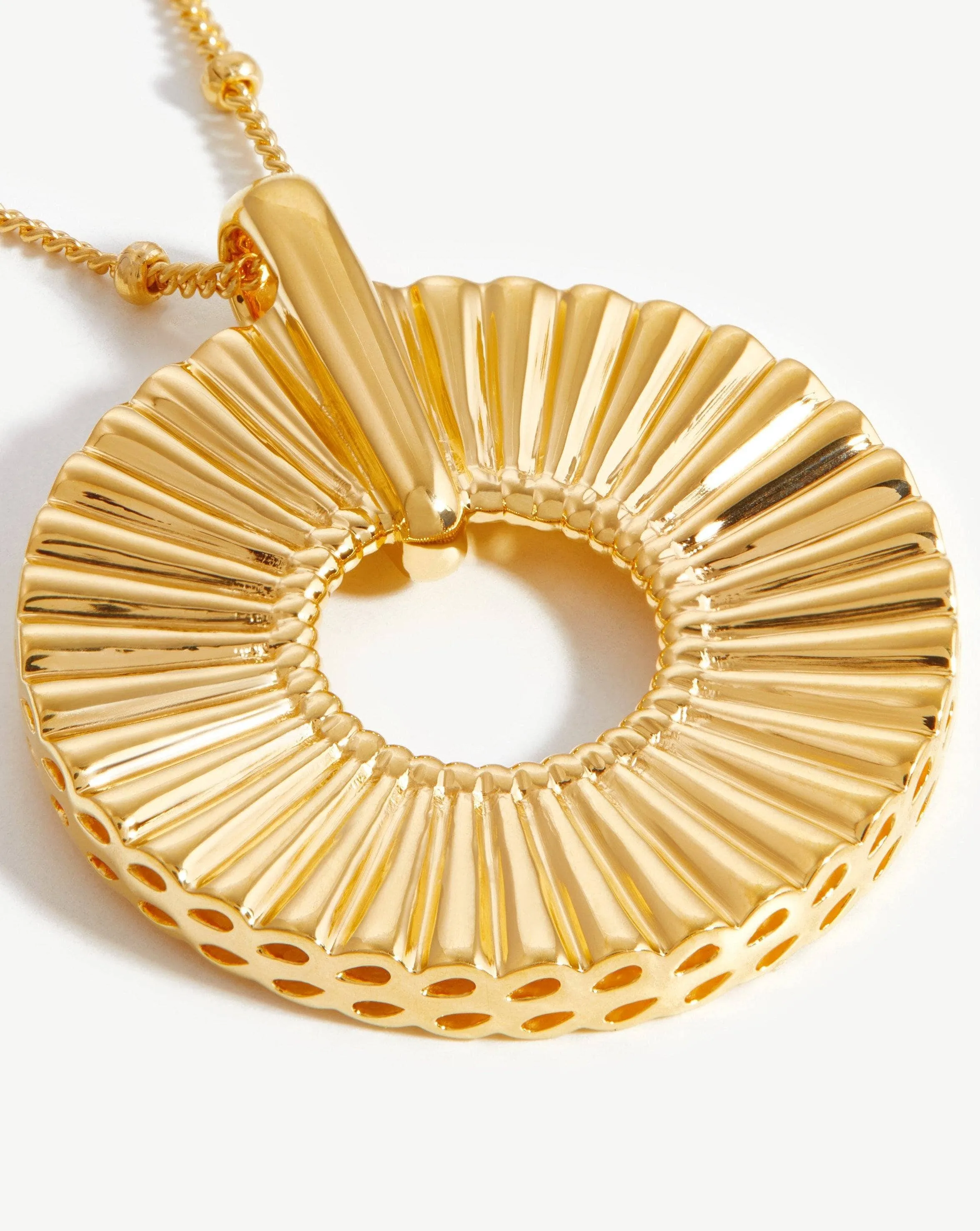 Large Frill Necklace | 18ct Gold Plated