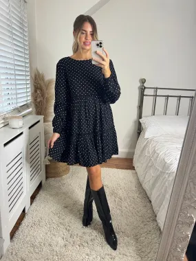 Slaytwins Mimi Polka Dot Print Mini Dress