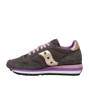 Sneakers Donna Saucony Jazz Triple Grigio / Oro / Rosa