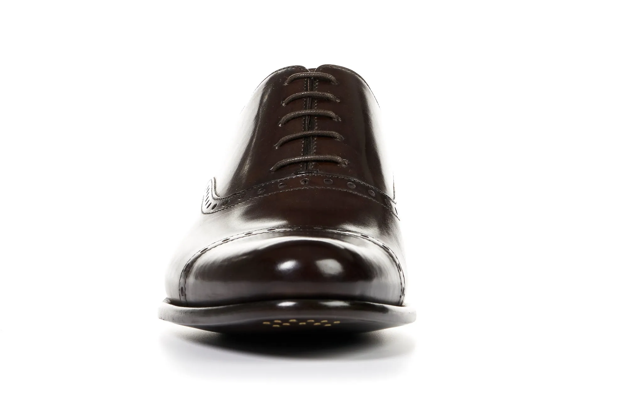 The Brando Semi-Brogue Oxford - Chocolate