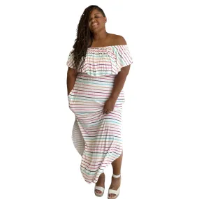 The Gracie Striped Maxi Dress