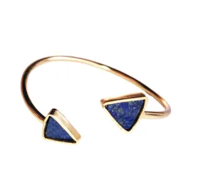 Tri Snake Lapis Bracelet