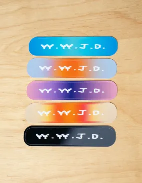 WWJD Gradient Sticker Pack